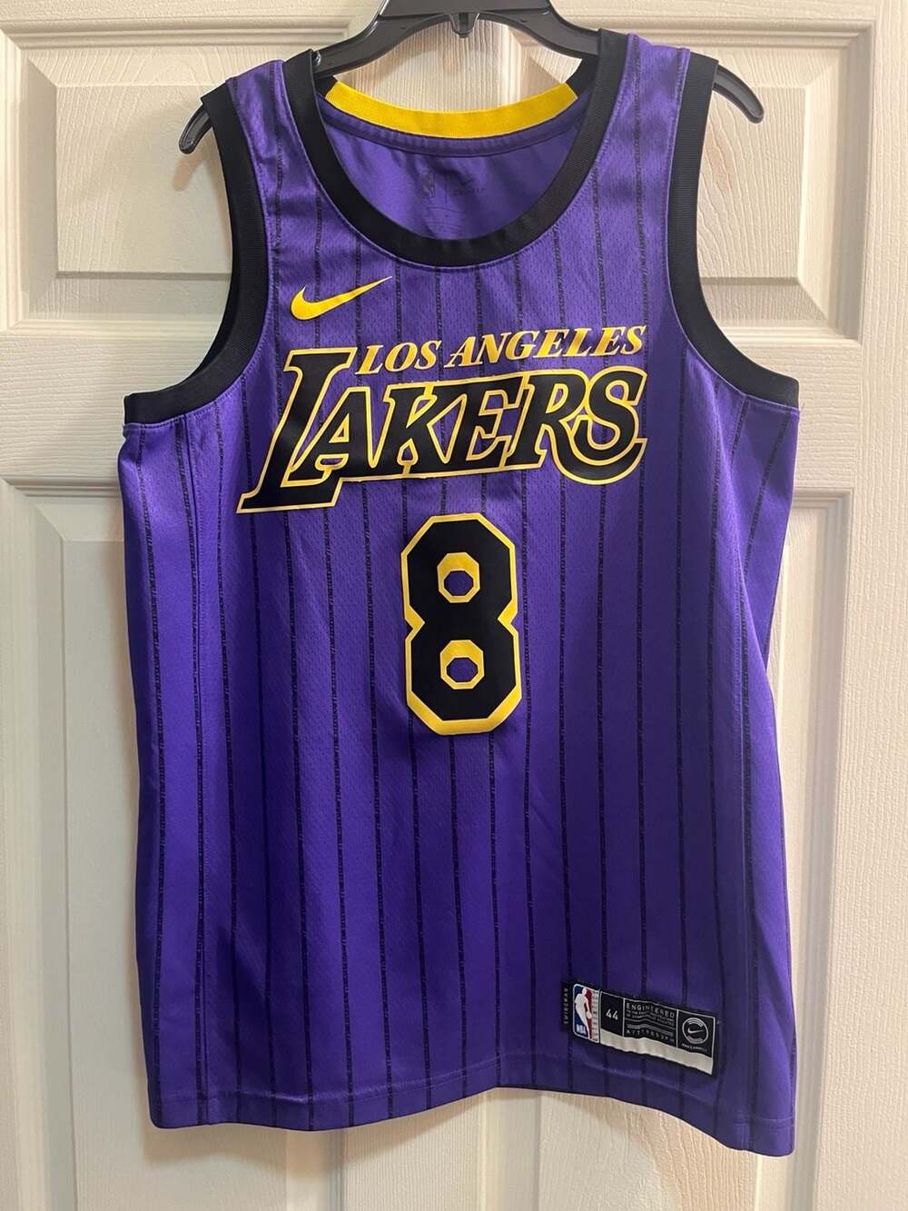Nike Los Angeles Lakers Kobe Bryant City Edition Swingman Jersey Size 44